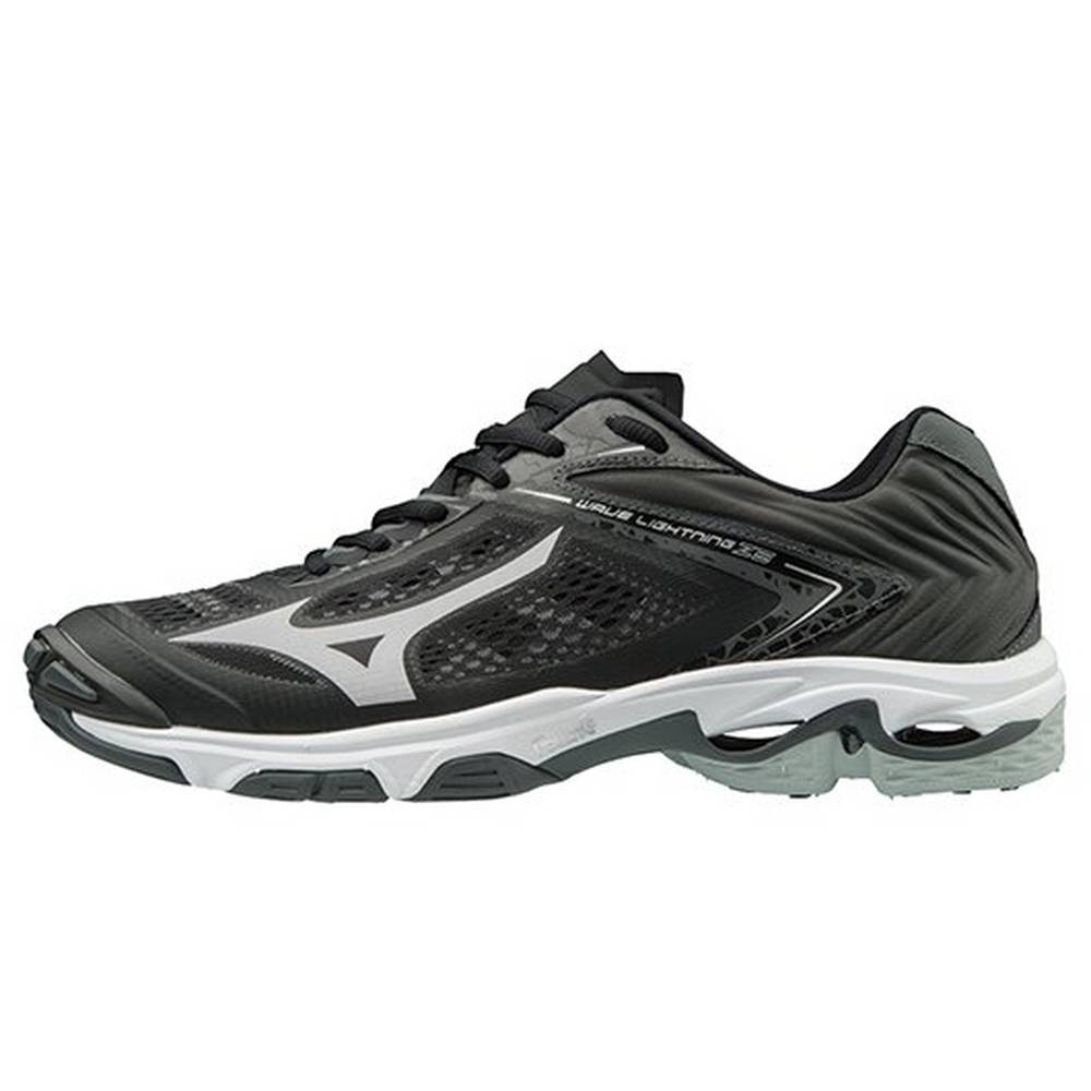 Panske Volejbalove Tenisky Mizuno Wave Lightning Z5 Čierne/Strieborne Vypredaj RNMU16325